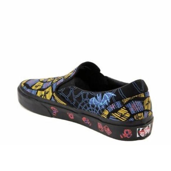 Vans x Disney OOGIE BOOGIE Shoes (Nightmare Before Christmas) NEW Slip-On SIZE 7 - Picture 3 of 5